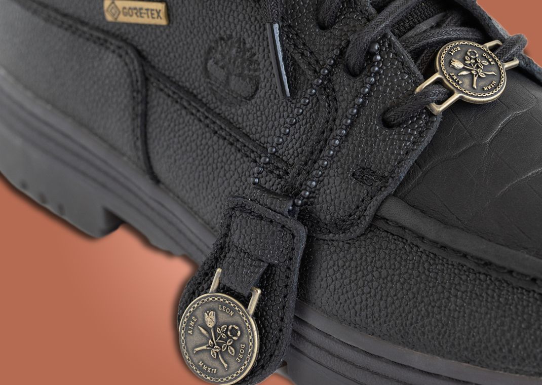 Aime Leon Dore x Timberland Mid Lace GTX Boot Black Detail