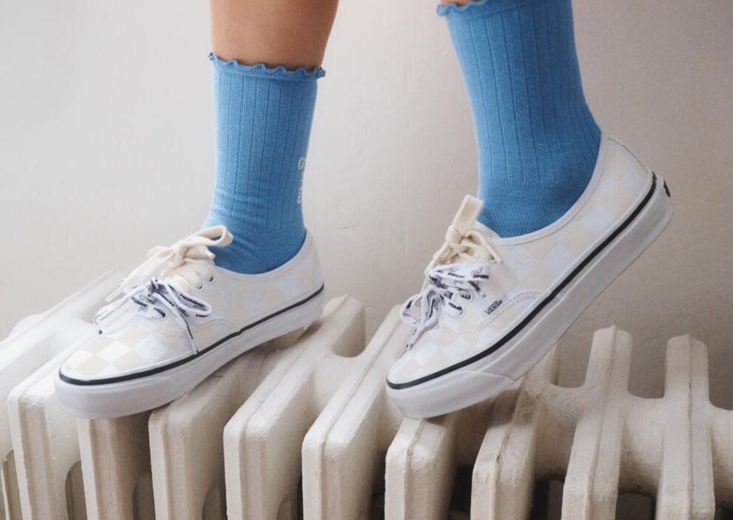HommeGirls x OTW by Vans Authentic 44 White Grey Angle