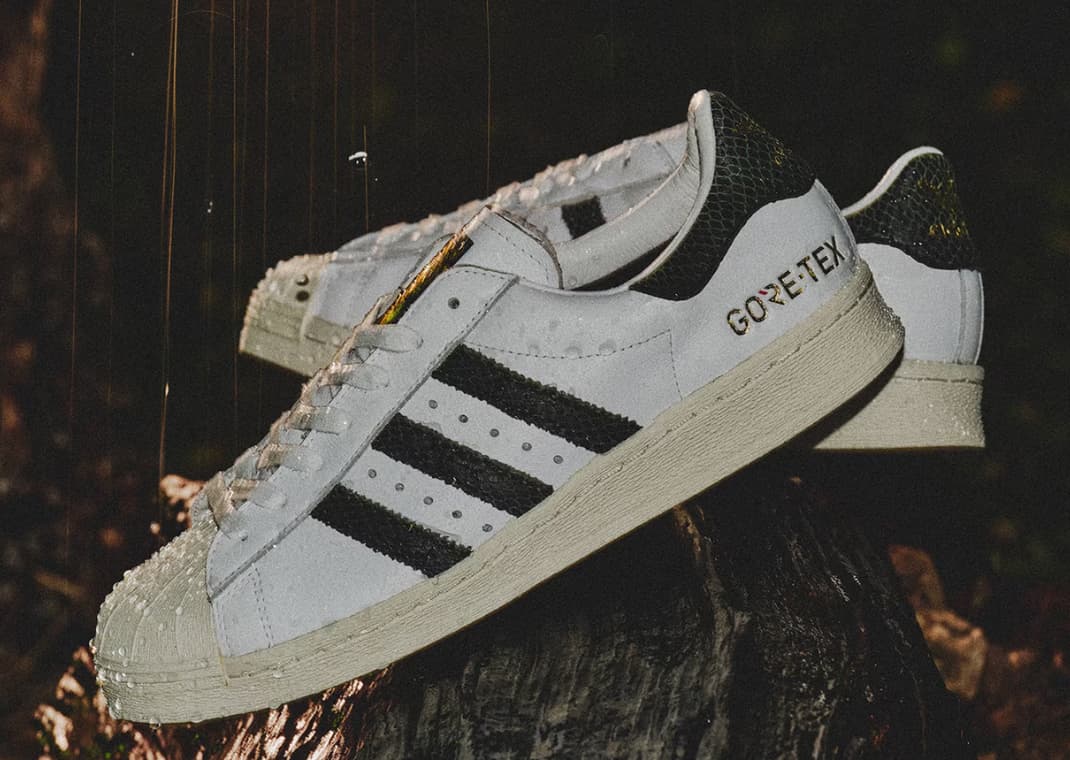 Snakeskin Superstars: atmos and adidas Reunite for Gore-Tex Shell Toe With  Scales