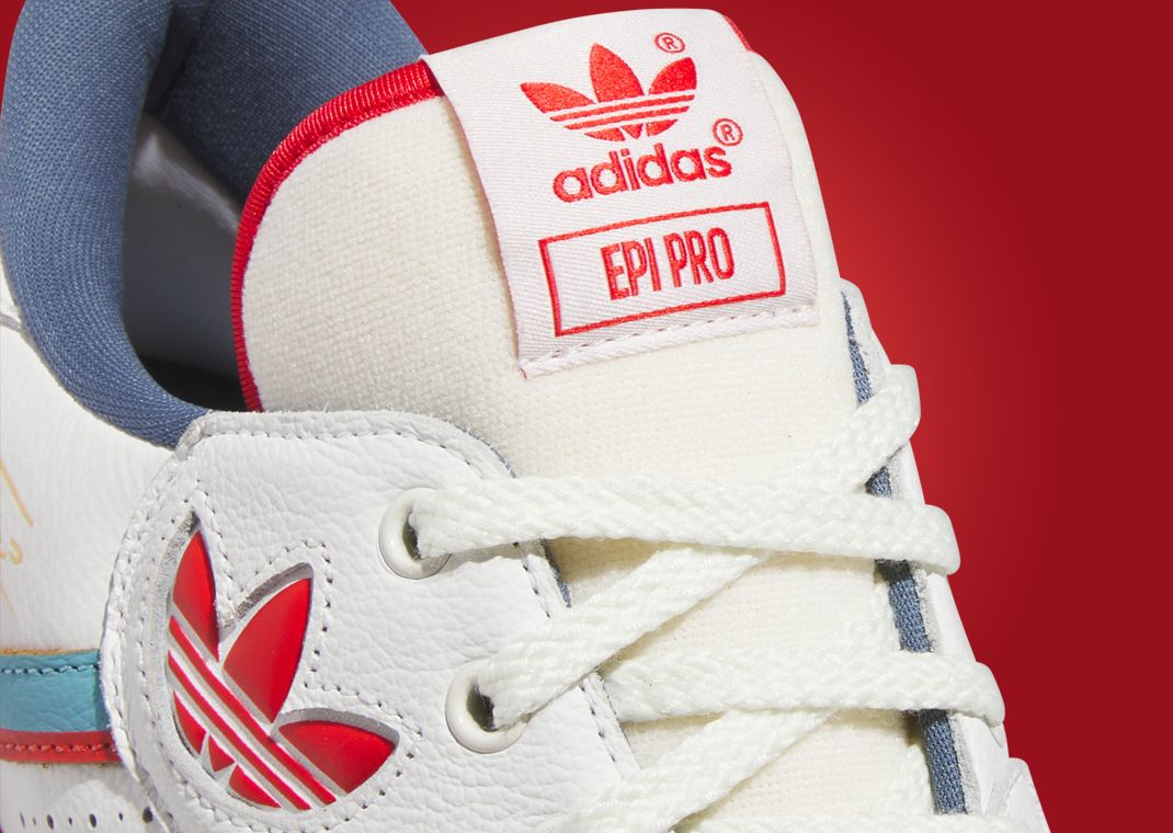 adidas Epi Pro Low White Blue Red Tongue
