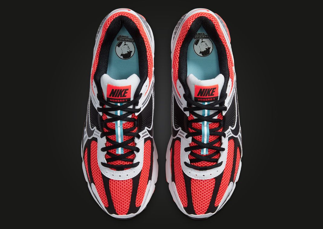 Nike Zoom Vomero 5 Bright Crimson Black Top
