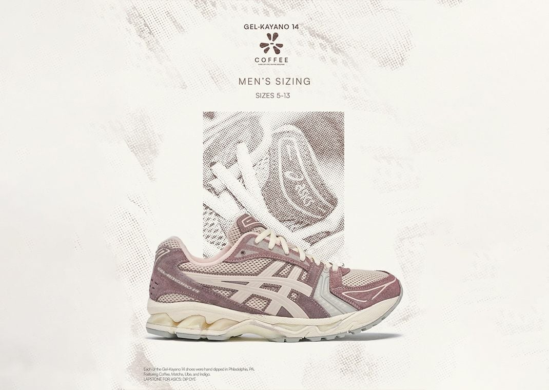 Lapstone & Hammer x Asics Gel-Kayano 14 Dip Dye Coffee