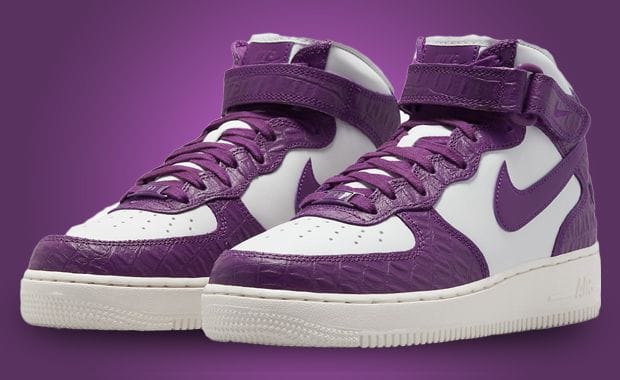 Premium Croc Detailing Hits The Nike Air Force 1 Mid LX Tokyo Viotech