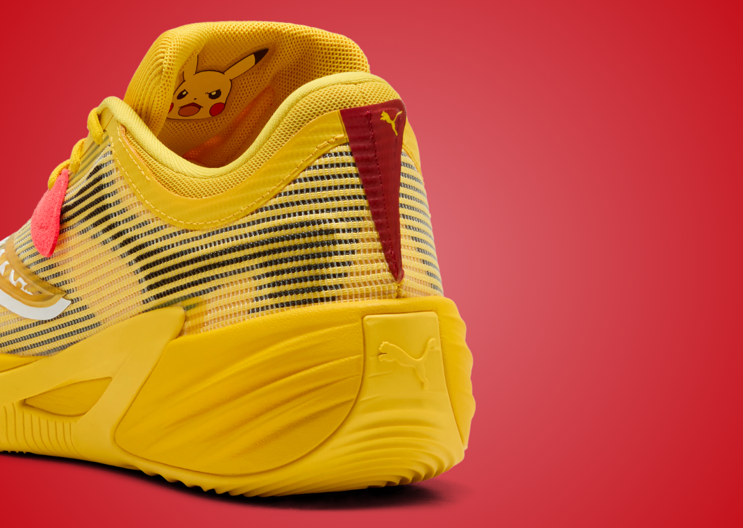 Pokémon x Puma All-Pro Nitro 2 Pikachu - Heel Angle