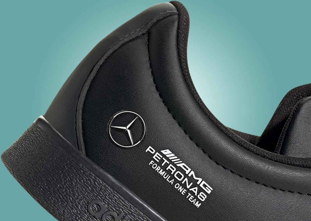 Mercedes AMG Petronas Formula One Team x adidas VL Court Core Black Heel