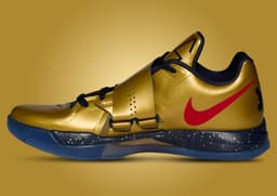 Nike KD 4 Gold Medal Medial