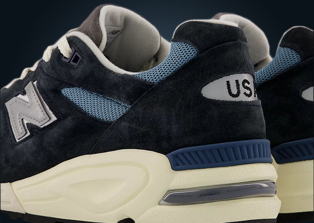 This New Balance 990v2 Made in USA by Teddy Santis Comes In Navy
