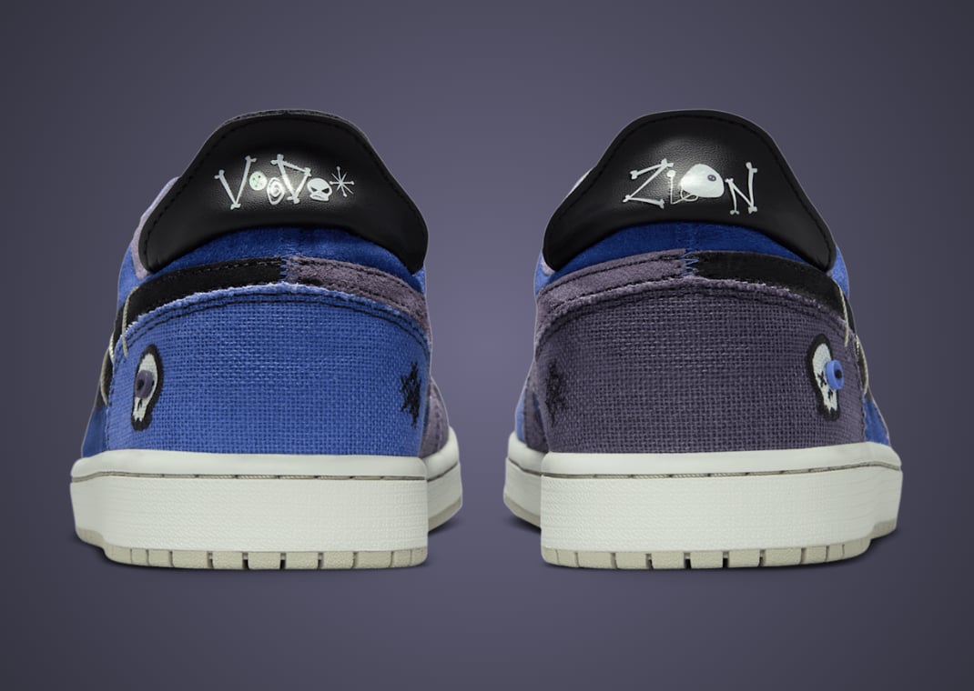 Zion Williamson x Air Jordan 1 Retro Low OG Voodoo Regency Purple