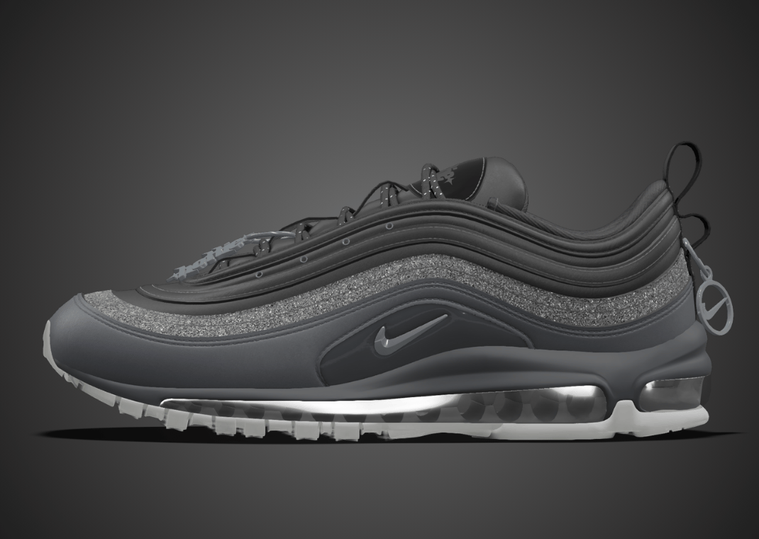 Megan Thee Stallion x Nike Air Max 97 Something For Thee Hotties By You Dark Flame Lateral