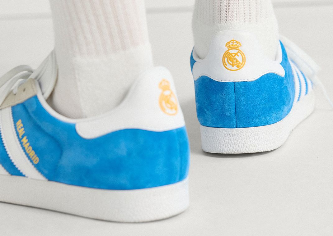 Real Madrid x adidas Gazelle Third Kit On Foot