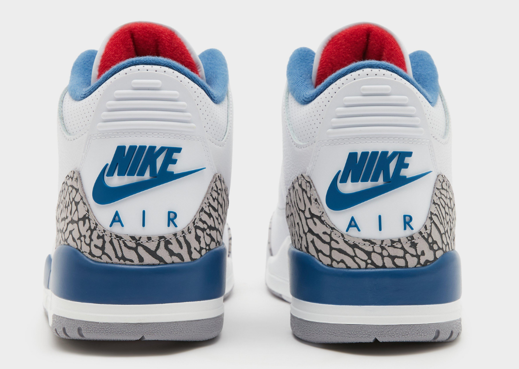 Air Jordan 3 Retro True Blue - Back
