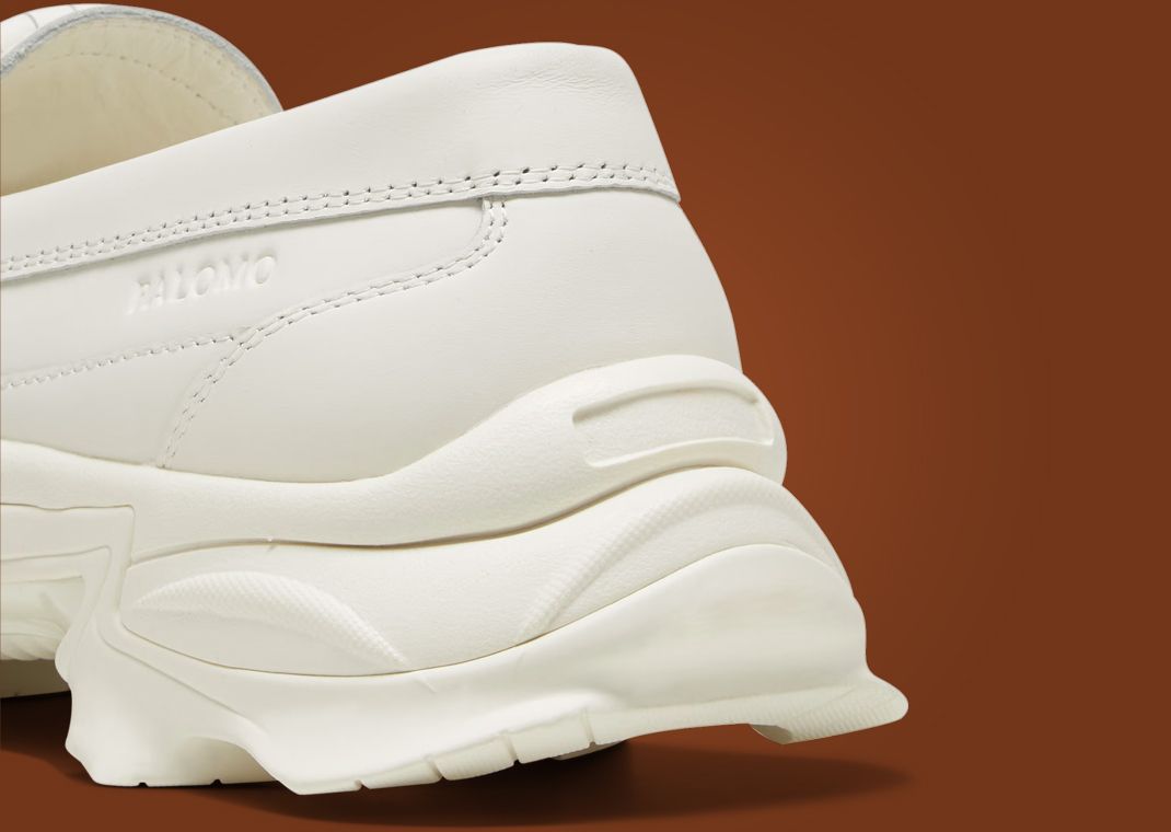 Palomo x Puma Nitefox Loafer Frosted Ivory Heel