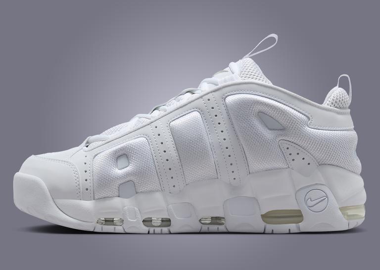 Nike Air More Uptempo Low White Medial