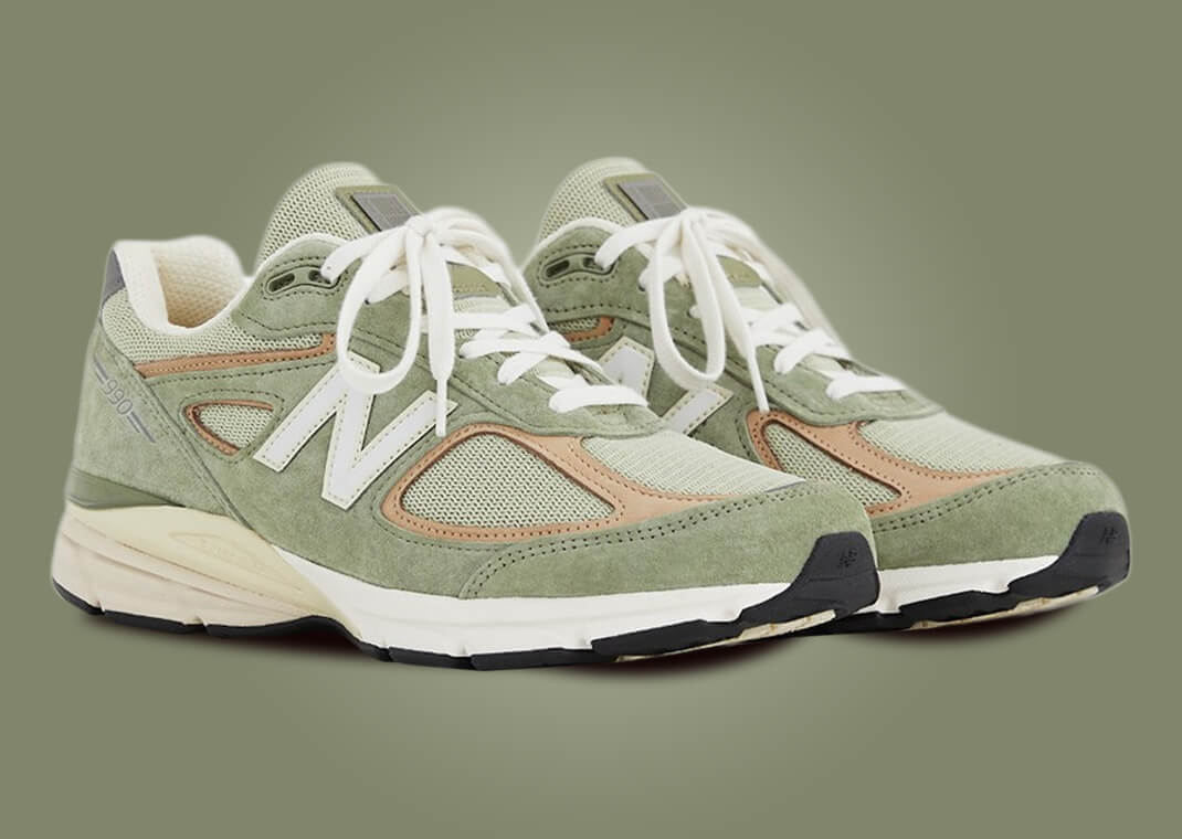 New Balance 990v4 Made in USA Olive