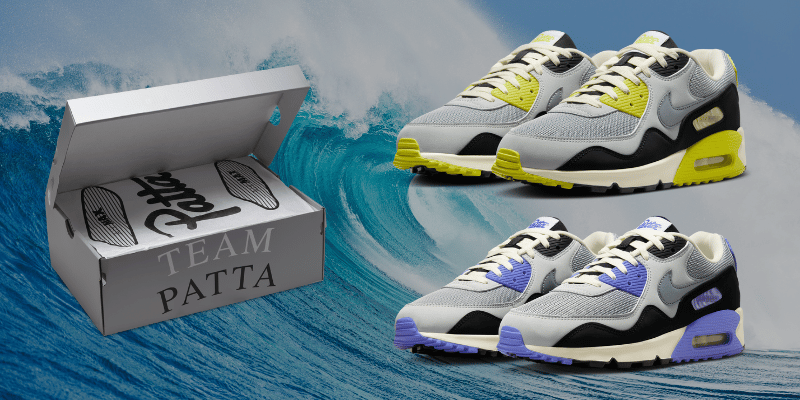 Patta's Air Max 90 Waves Collection Releases June 2025
