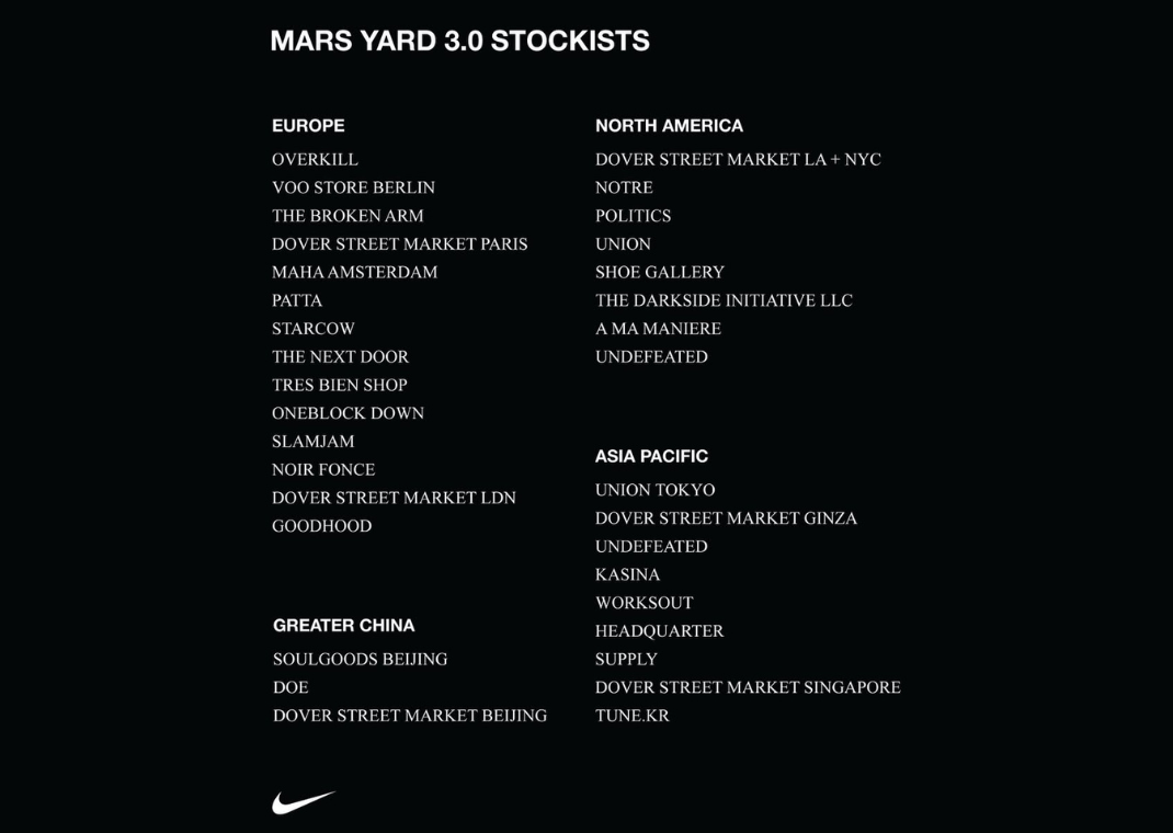 Tom Sachs x Nike Mars Yard 3.0