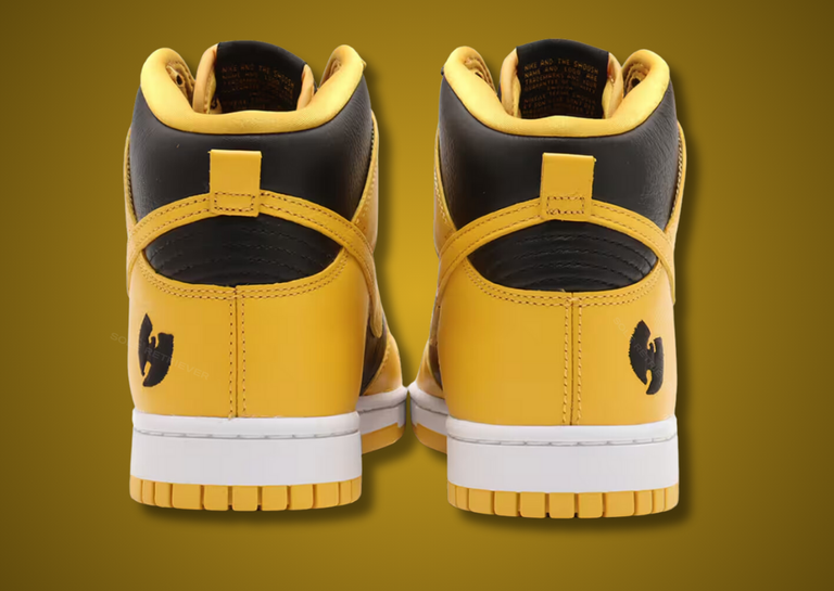 Wu-Tang x Nike Dunk High Retro Premium Heel