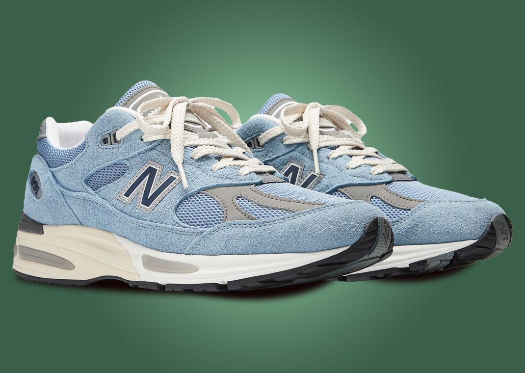 New Balance 991v2 Made in UK Celestial Blue Angle