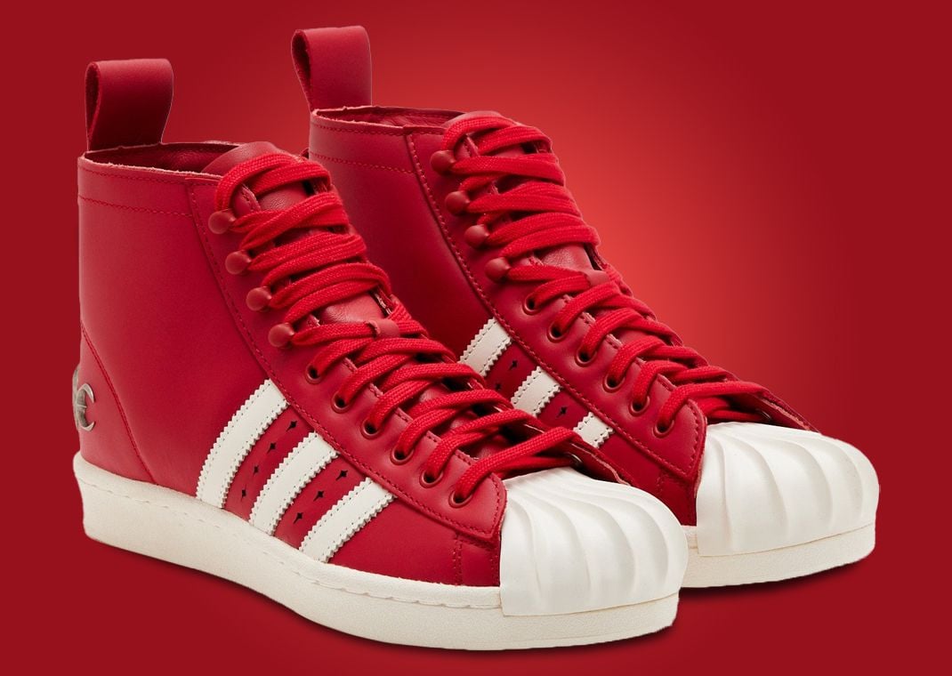 Thug Club x adidas Superstar Boots Red