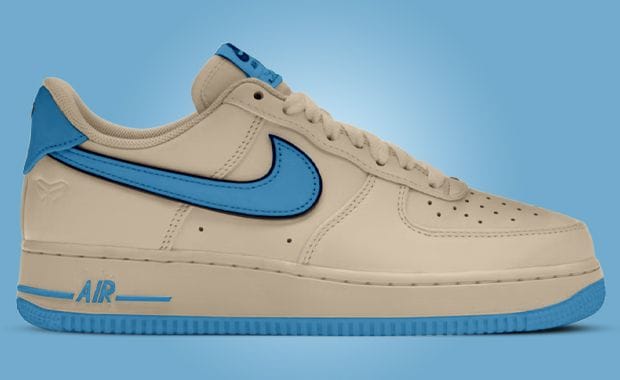 Kobe Bryant’s Nike Air Force 1 Low Protro Comes in Linen and University Blue