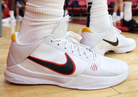 Bobby Portis Sports a Nike Kobe 5 Protro USA Bruce Lee PE at Team USA Practice