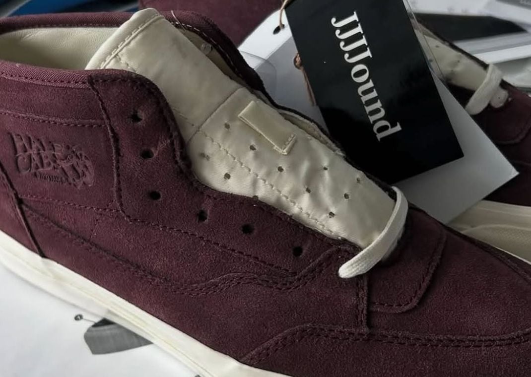 JJJJound x Vans Half-Cab Burgundy White
