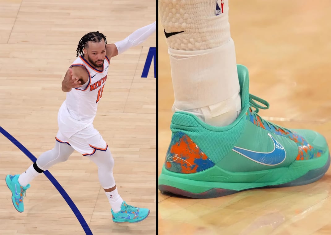 Jalen Brunson Nike Kobe 5 Protro NY vs. NY PE