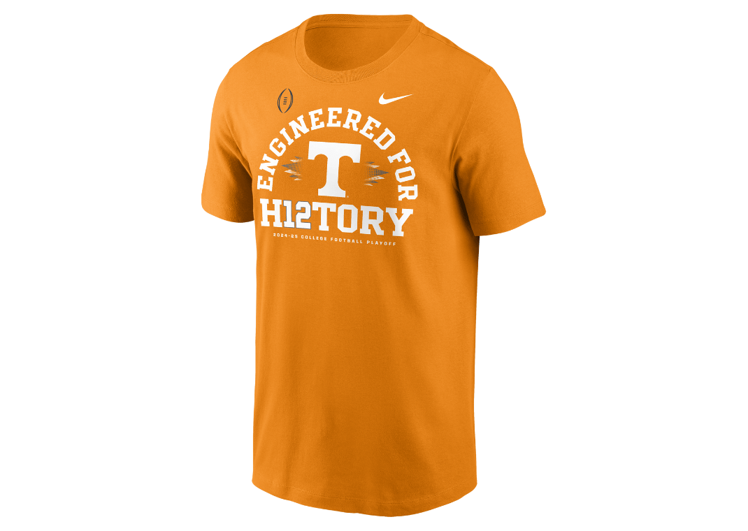 Tennessee Volunteers 2025 College Football Playoff Bound Engineered For History Men's Nike College T-Shirt