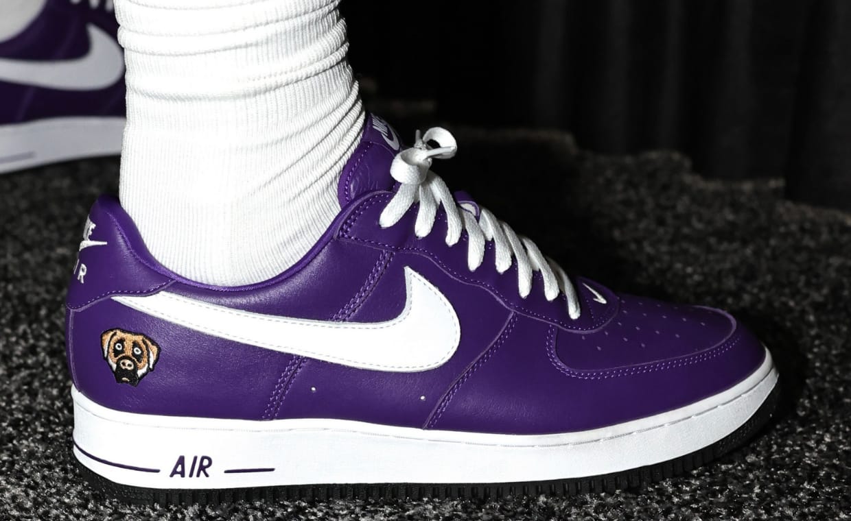 LeBron James Debuts a Purple Colorway of the Victor Victor x Nike Air Force 1 ‘01 Low
