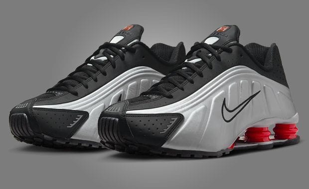 The OG Nike Shox R4 Black Metallic Silver Max Orange Releases December 2024