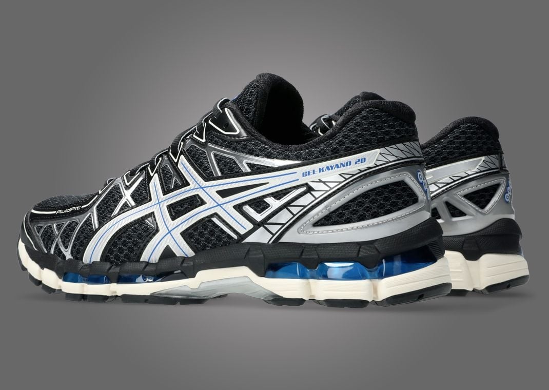 Asics Gel-Kayano 20 Black Pure Silver