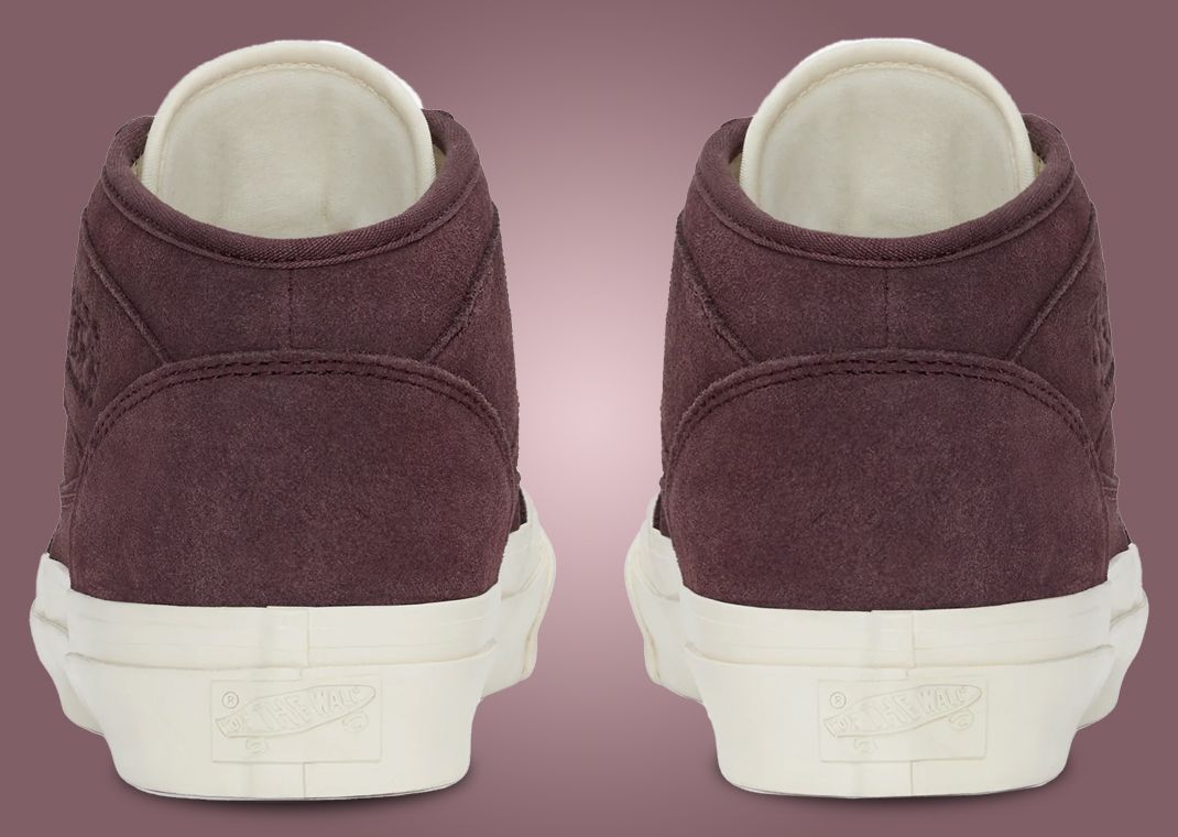JJJJound x Vans Half-Cab Burgundy White Heel