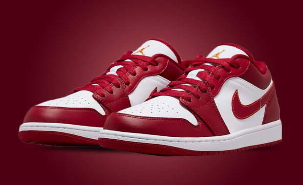 Cardinal Red Comes To The Air Jordan 1 Low