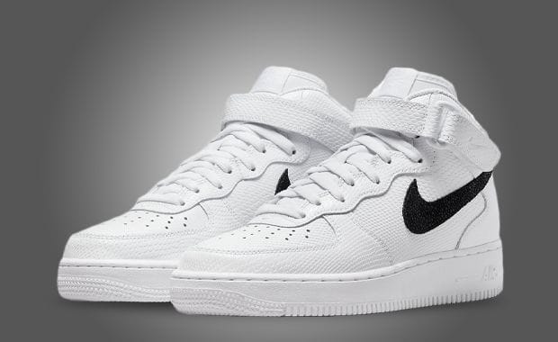 This Nike Air Force 1 Mid Gets A Snakeskin Makeover