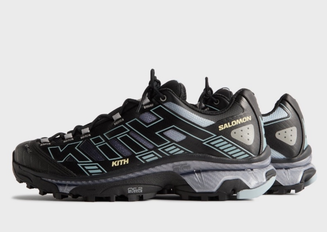 Kith x Salomon XT-4K Black Alloy Lateral