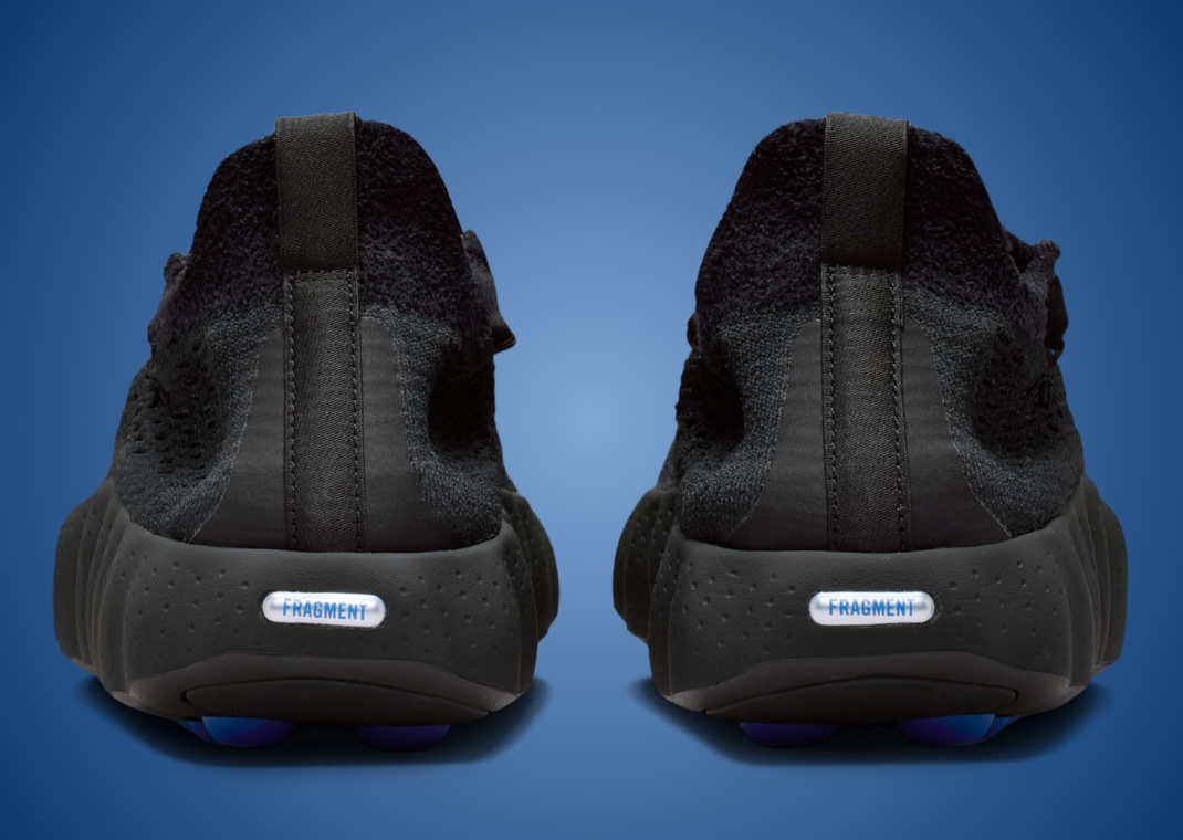 fragment design x Nike Mind 002 Flyknit Black Heel