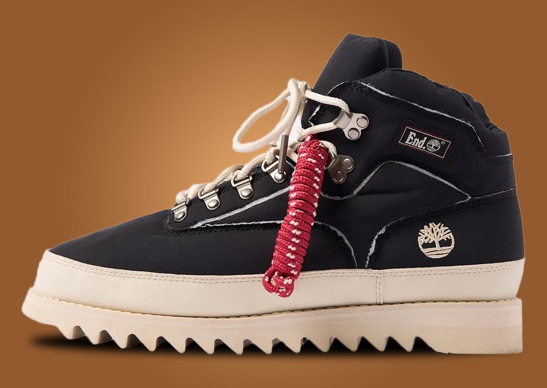 END. x Timberland Euro Hiker Boot Black Lateral