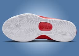 Nike KD 18 TB White University Red Outsole