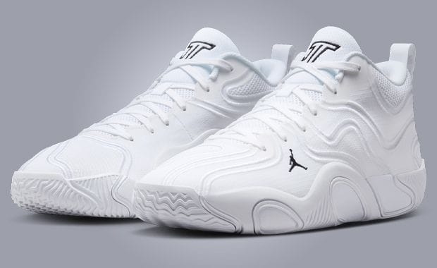 The Jordan Tatum 3 White Black is a Clean King