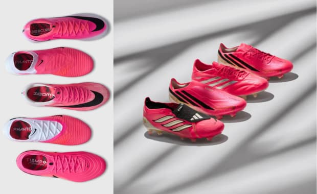Nike Breakout Pack (left) and the adidas Road To Glory Pack (right)