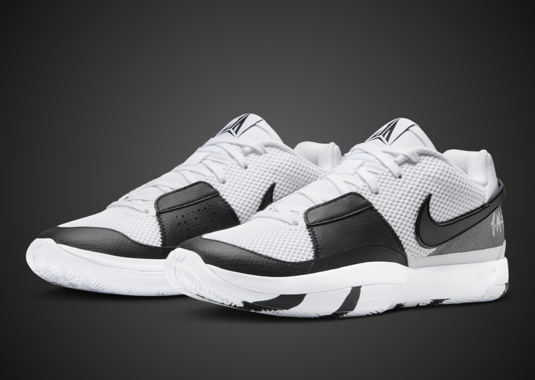 Nike Ja 1 White Black Lateral