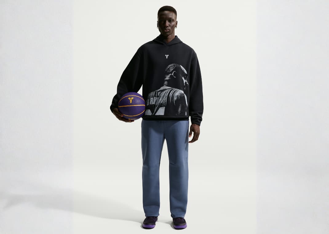 Kobe Men's Dri-FIT Fleece Pullover Basketball Hoodie Black