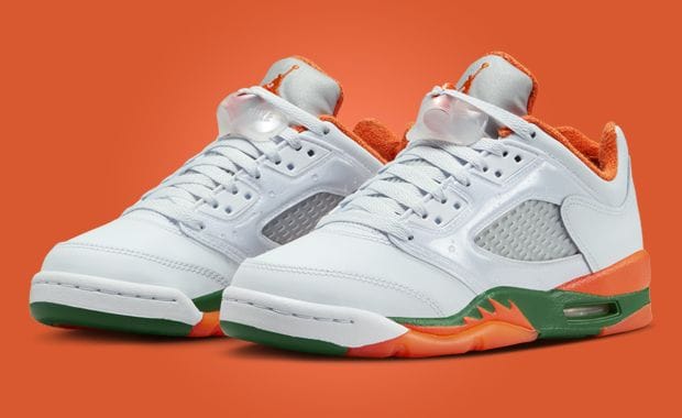 The Kid's Exclusive Air Jordan 5 Retro Low Hurricanes Releases June 2024