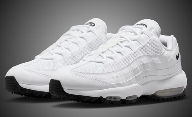 This Nike Air Max 95 Golf is Covered in Clean White Leather