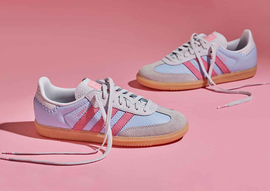 adidas Samba Blue Pink Brown (GS)