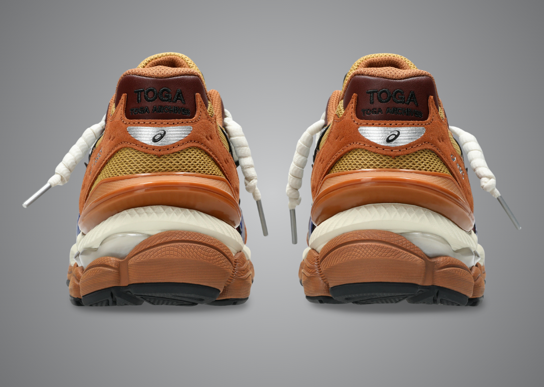 Toga Archives x Asics Gel-Cumulus 16 Orange Blue - Back