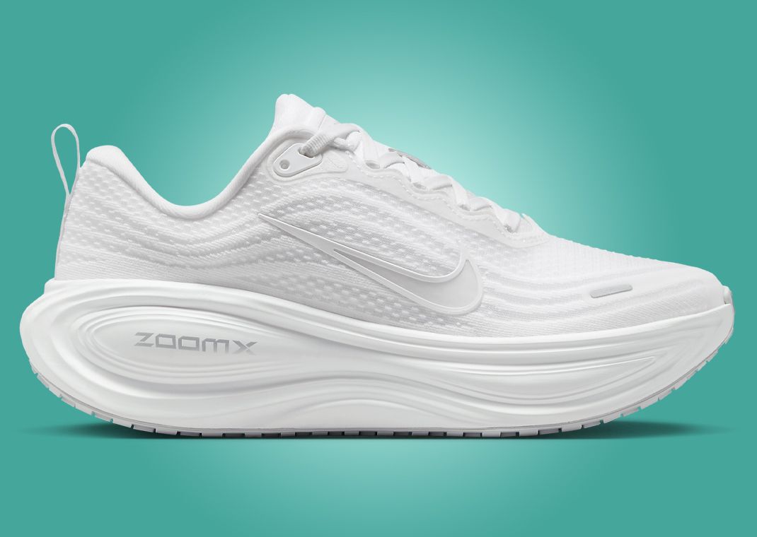 Nike Vomero Plus Triple White (W) Lateral