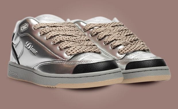 The Dime x Reebok Club C Bulc Metallic Silver Releases November 2023