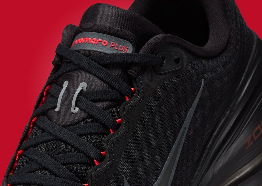 Nike Vomero Plus Black Bright Crimson