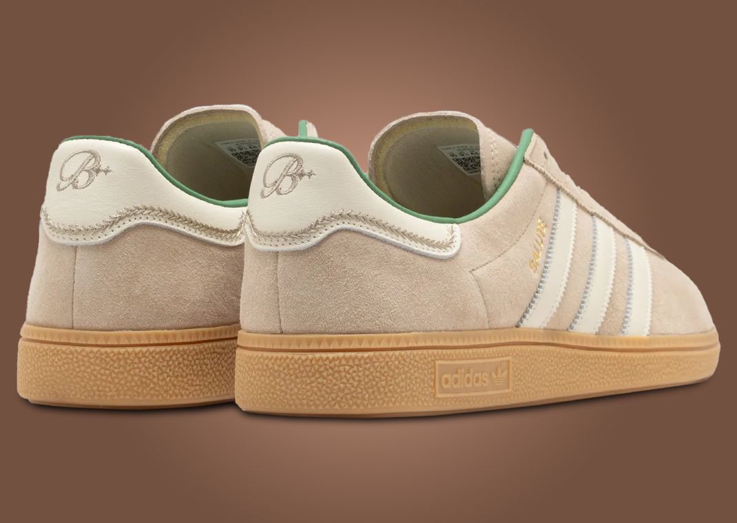 BSTN x adidas München Oktoberfest Stone Khaki Heel Angle